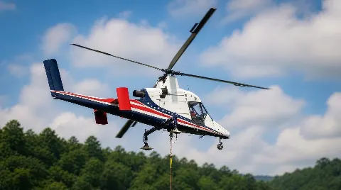 Helicopter positioning an external load at a constrained site